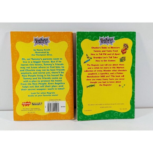Tommy's Last Stand Rugrats &  Eat It First Ask Questions Later Paperback Books - Picture 2 of 4